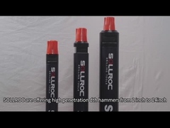 광업과 건축을 위한 구멍 망치 DHD의 아래 까만 색깔