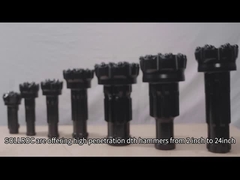 지질 탐사용 하물기 구멍이 있는 특수 강철 DTH 비트