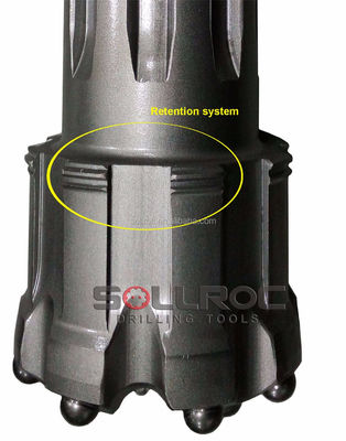 SOLLROC 5인치 SRC543 탄소강 고내구성 RC 드릴 비트 (평면, 볼록, 오목 면)